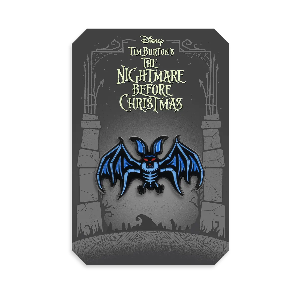 The Nightmare Before Christmas – Vampire Bat Enamel Pin 1