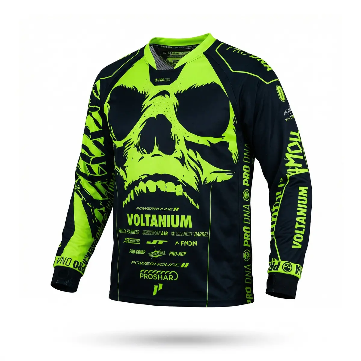 Infamous™ Skull Uv Jersey - Neon Volt 1