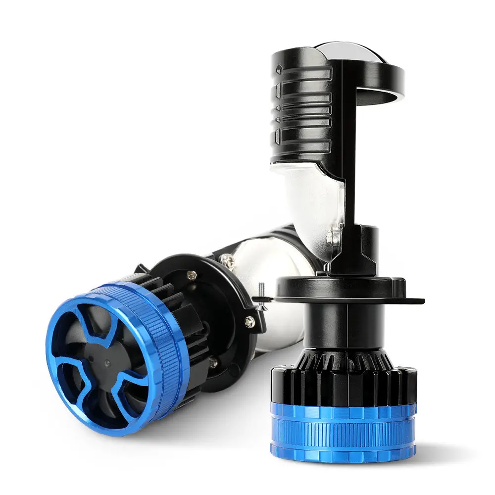 New Y16 Series High Power Mini Projector H4 Led Headlight Bulbs (Set/2Pcs) 1