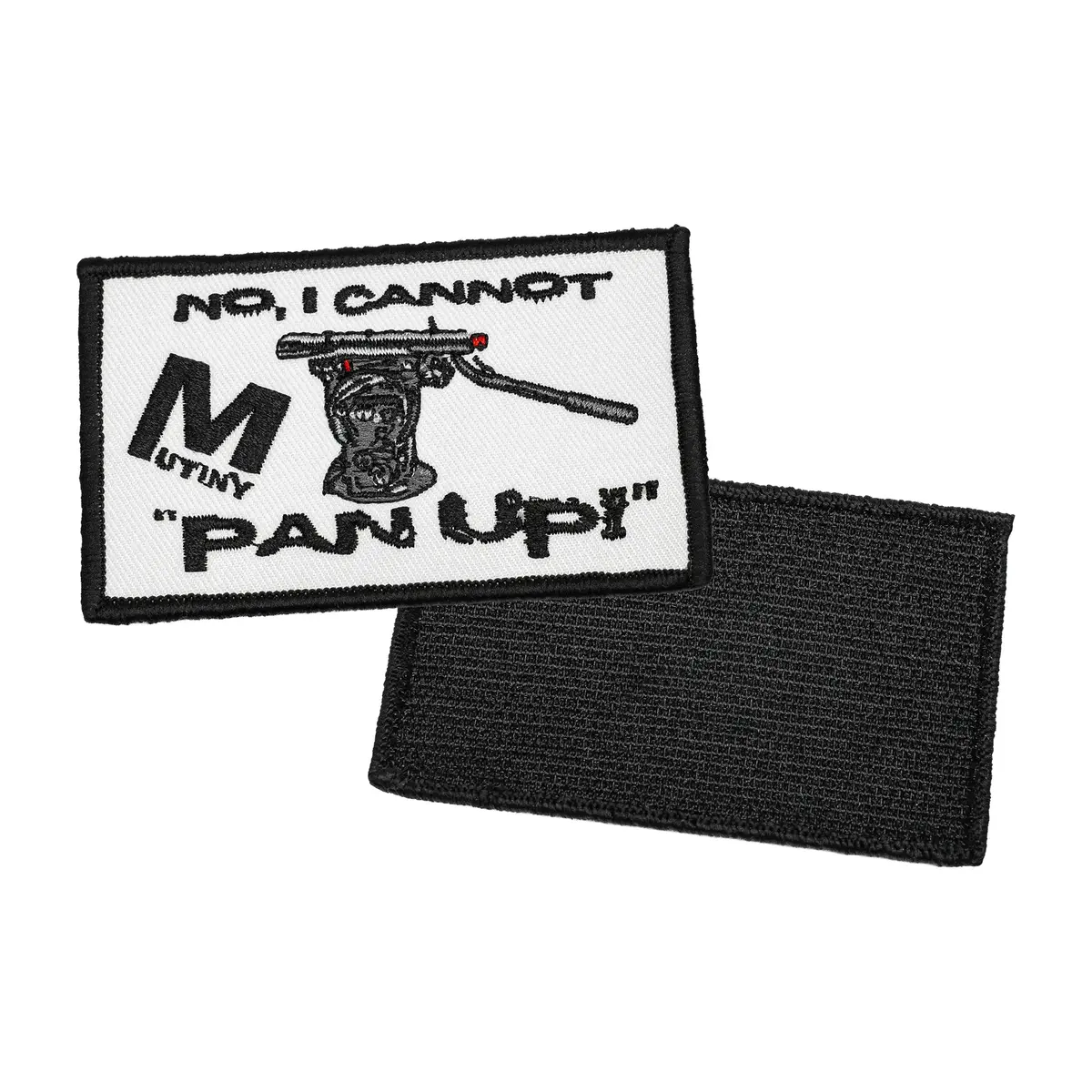 No I Cannot Pan Up Velcro Patch 1