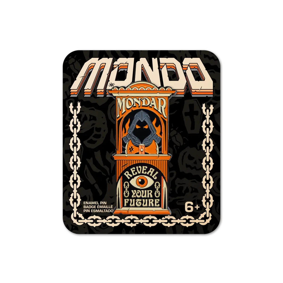 Mondo Mondar Enamel Pin 1