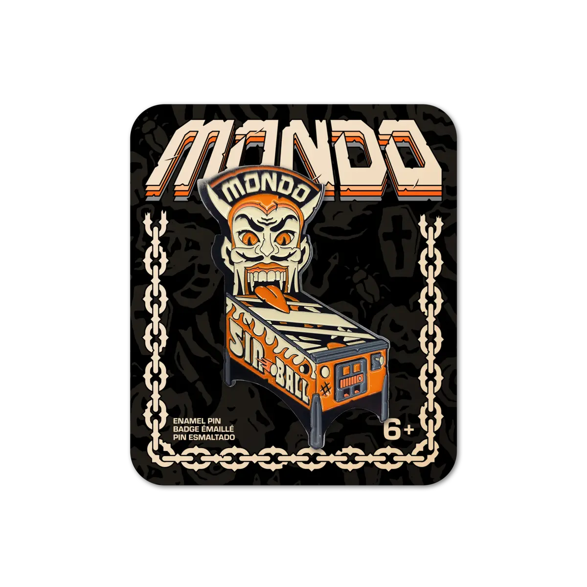 Mondo Sin-Ball Enamel Pin 1