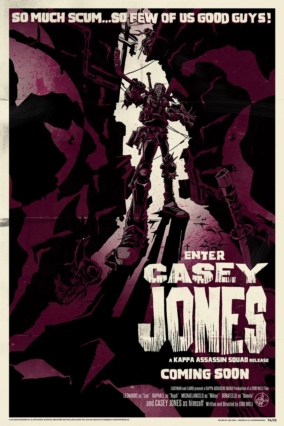 Tmnt – "Enter Casey Jones" Poster 1