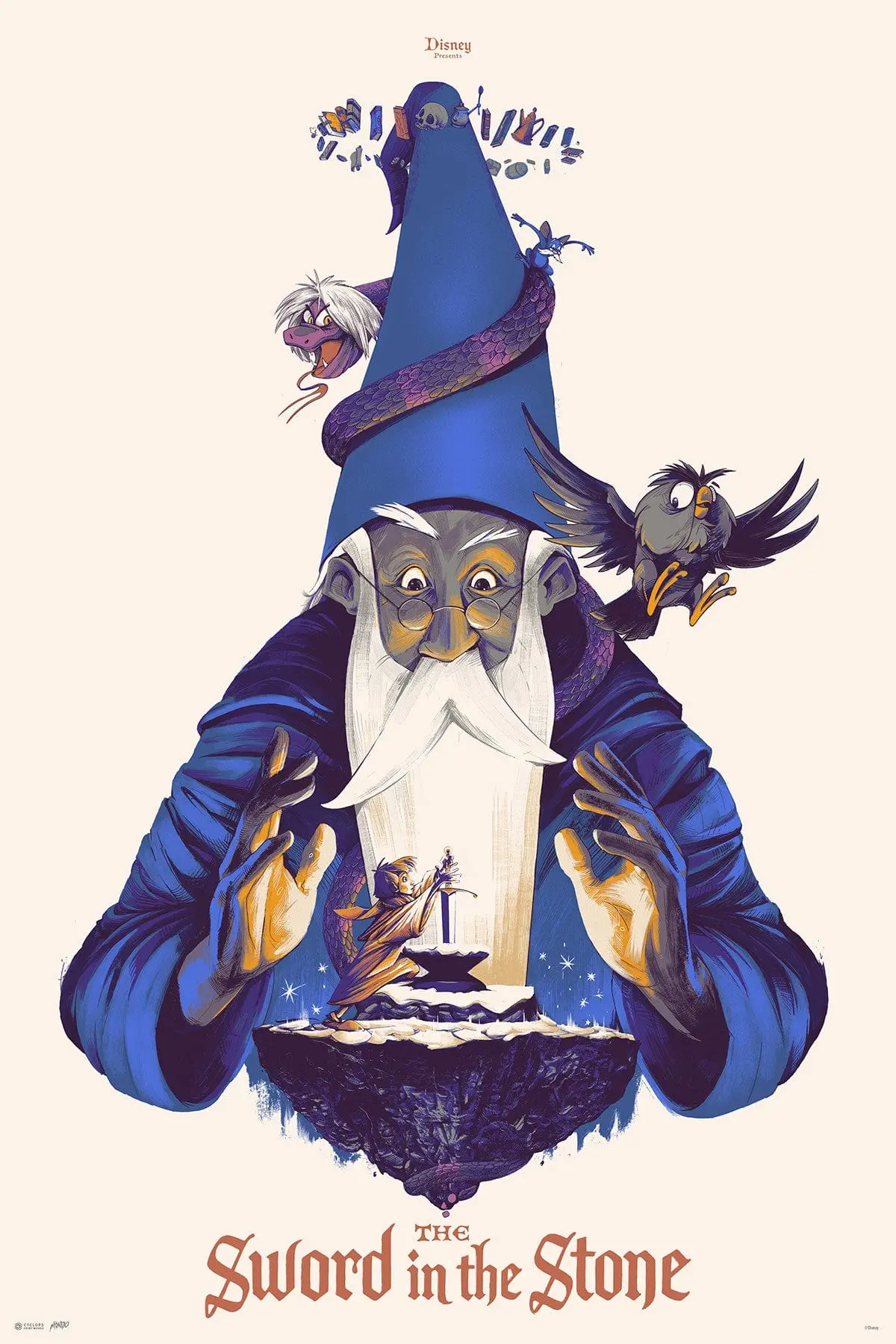 Mondo X Cyclops Print Works Print #22: Sword In The Stone 1