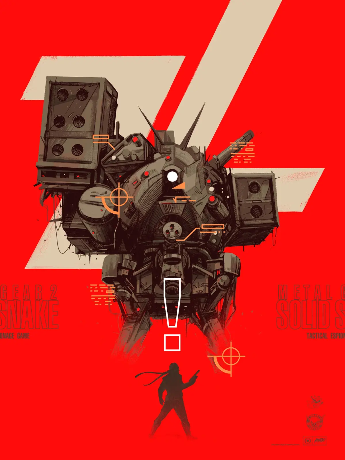 Metal Gear 2: Solid Snake Poster 1