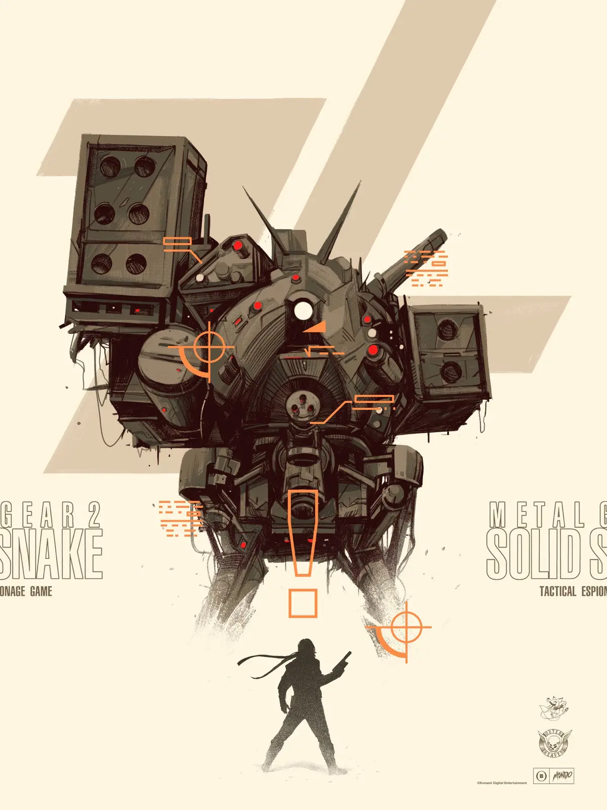 Metal Gear 2: Solid Snake Variant Poster 1