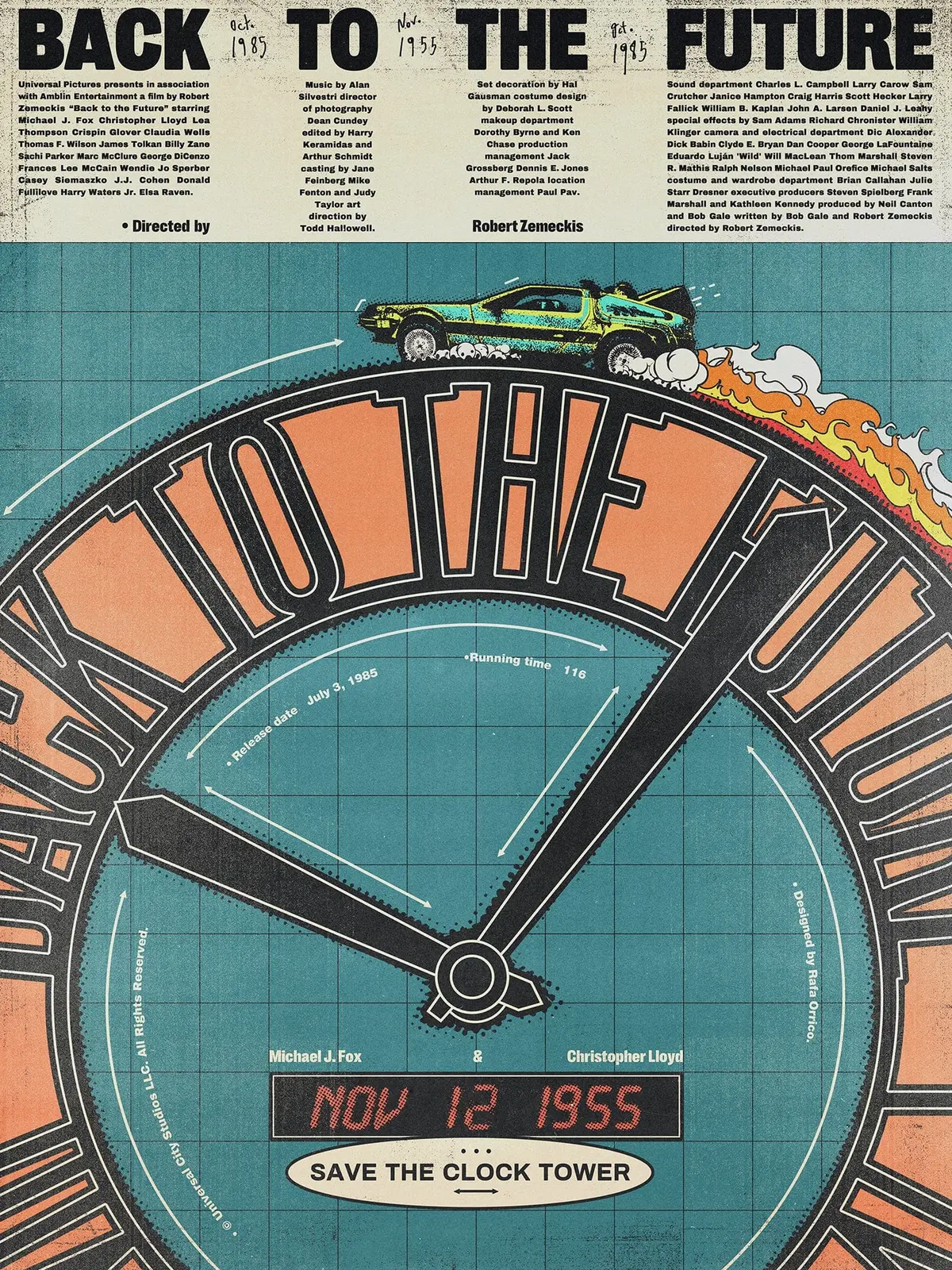 Back To The Future Variant Poster 1