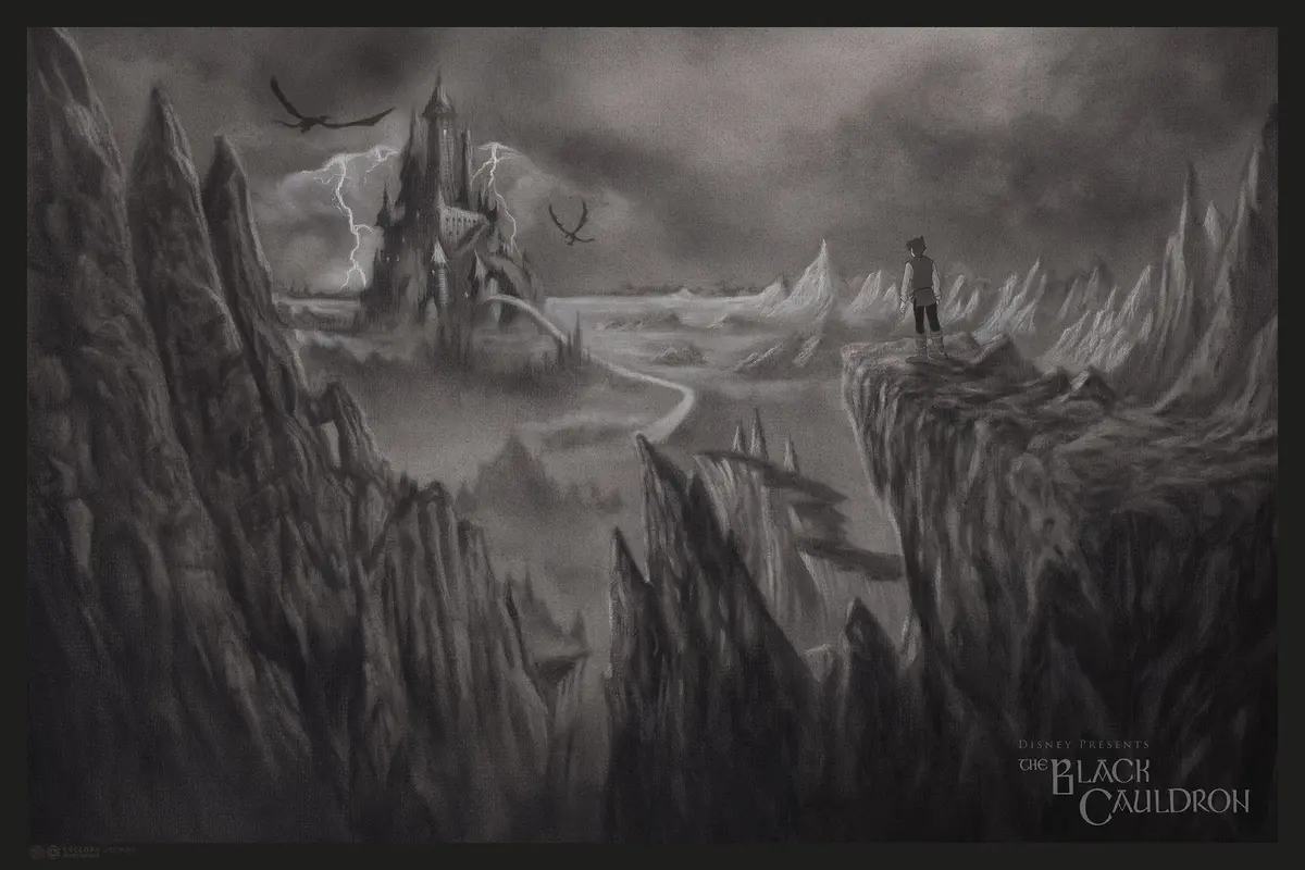Mondo X Cyclops Print Works Print #17: The Black Cauldron 1
