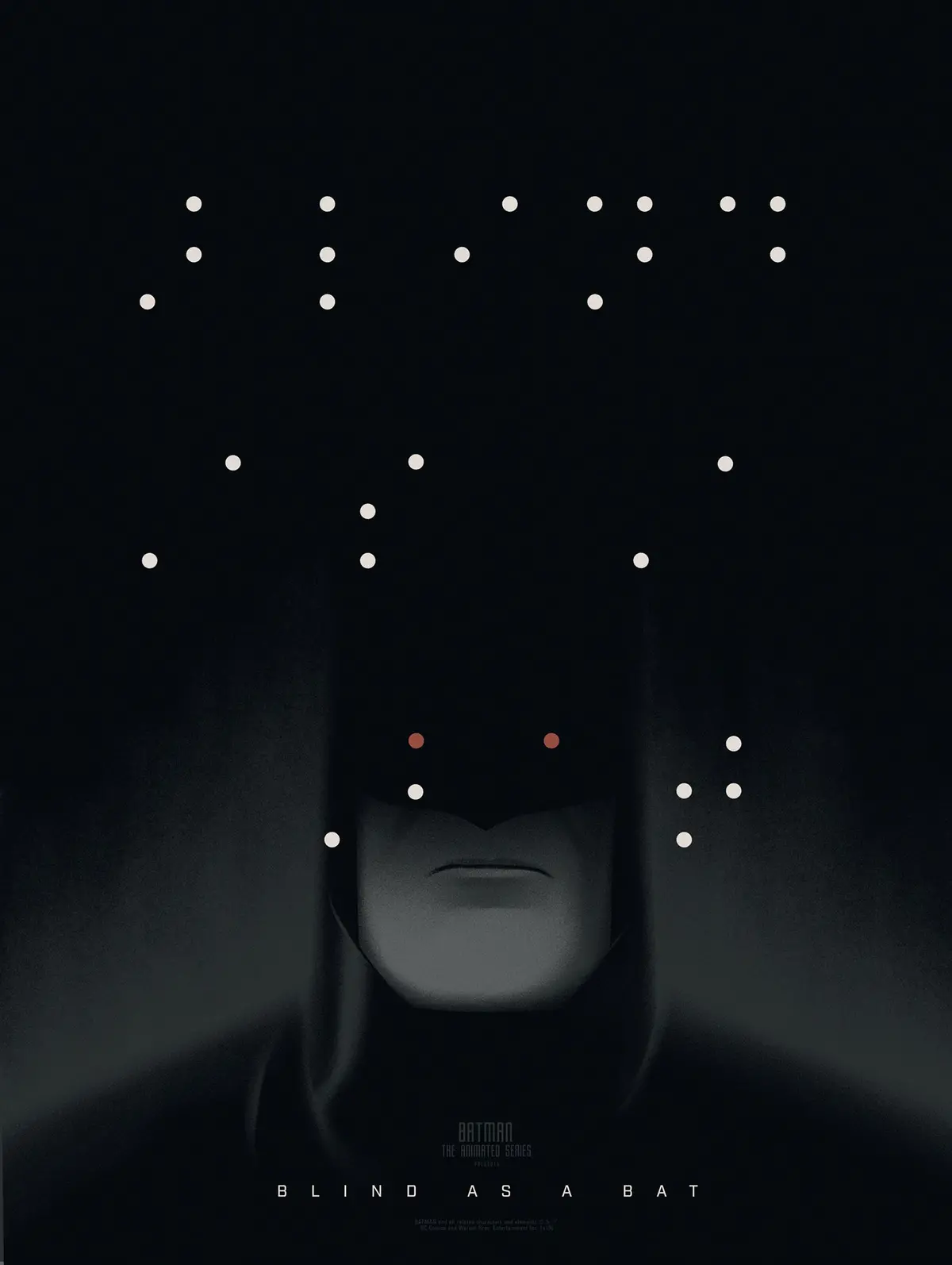 Batman: The Animated Series - Blind As A Bat Screenprinted Poster 1