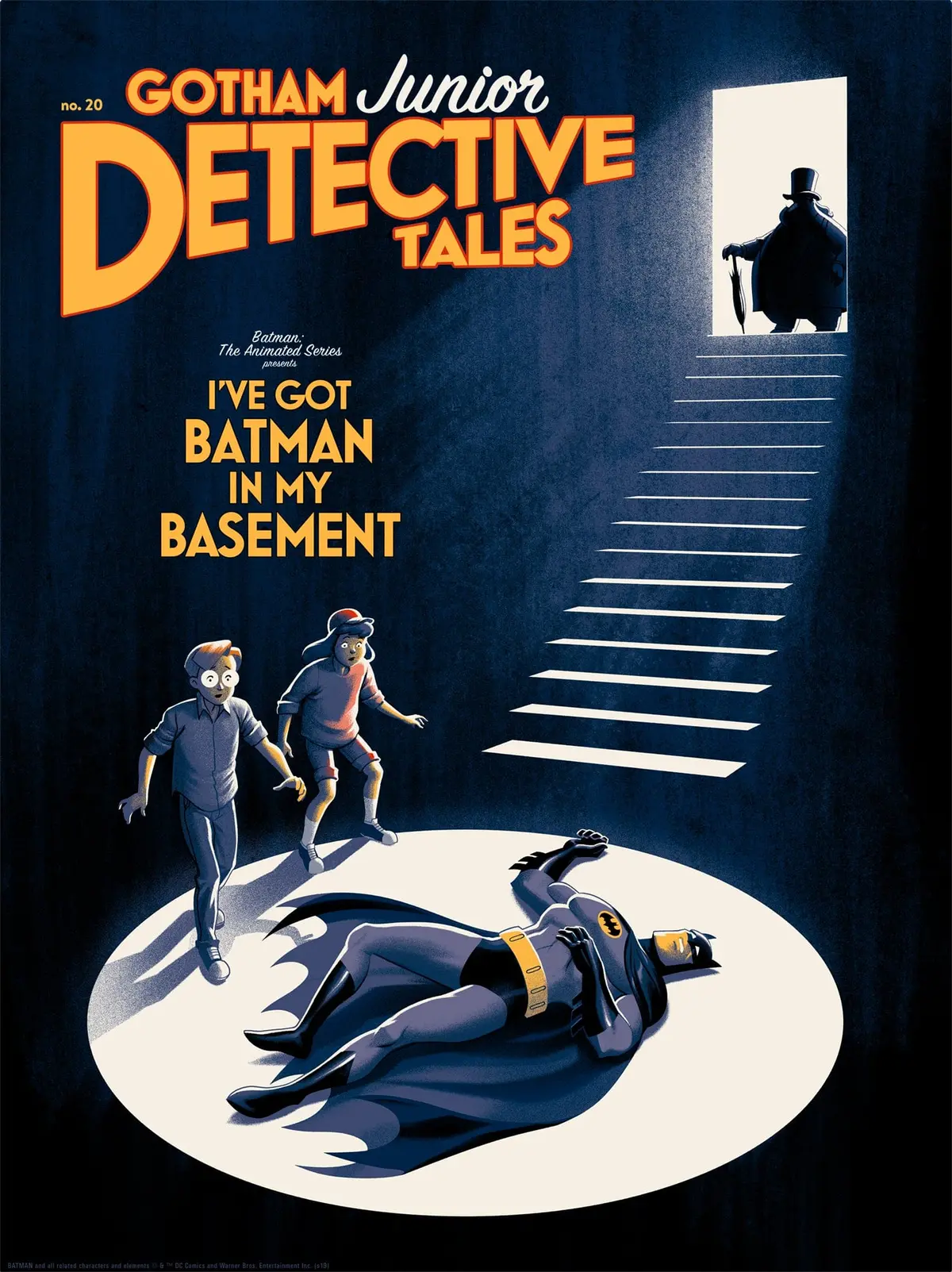 Batman: The Animated Series - I've Got Batman In My Basement Screenprinted Poster 1