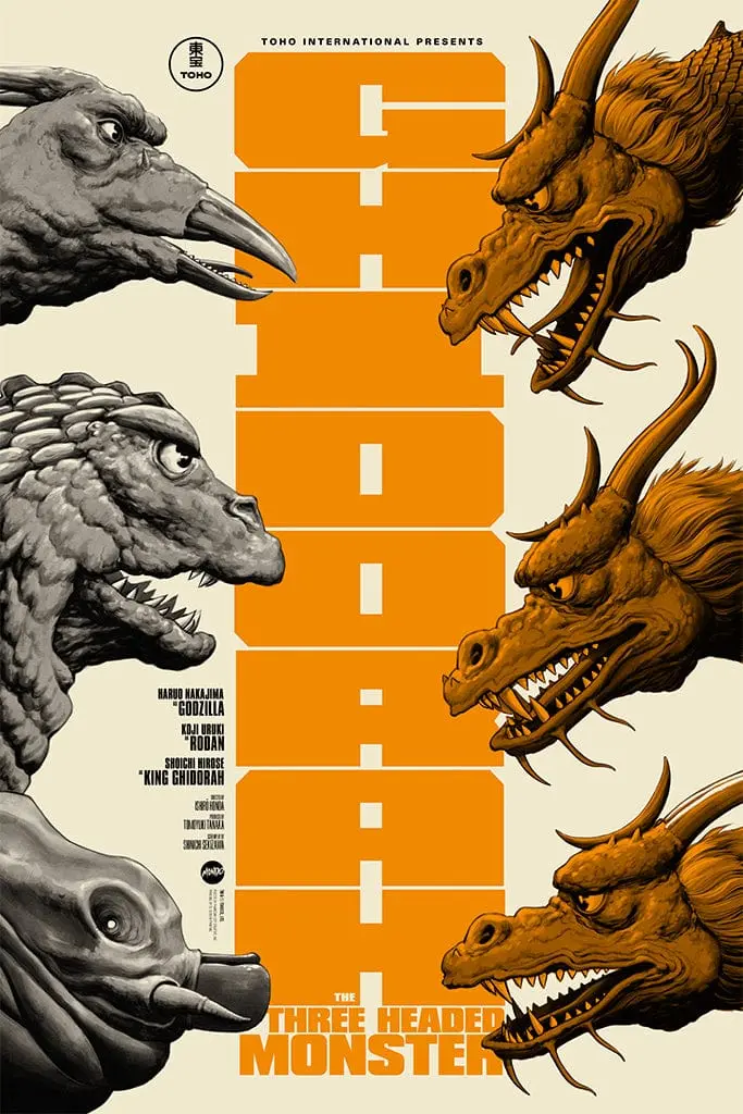 Ghidorah, The Three-Headed Monster Poster 1