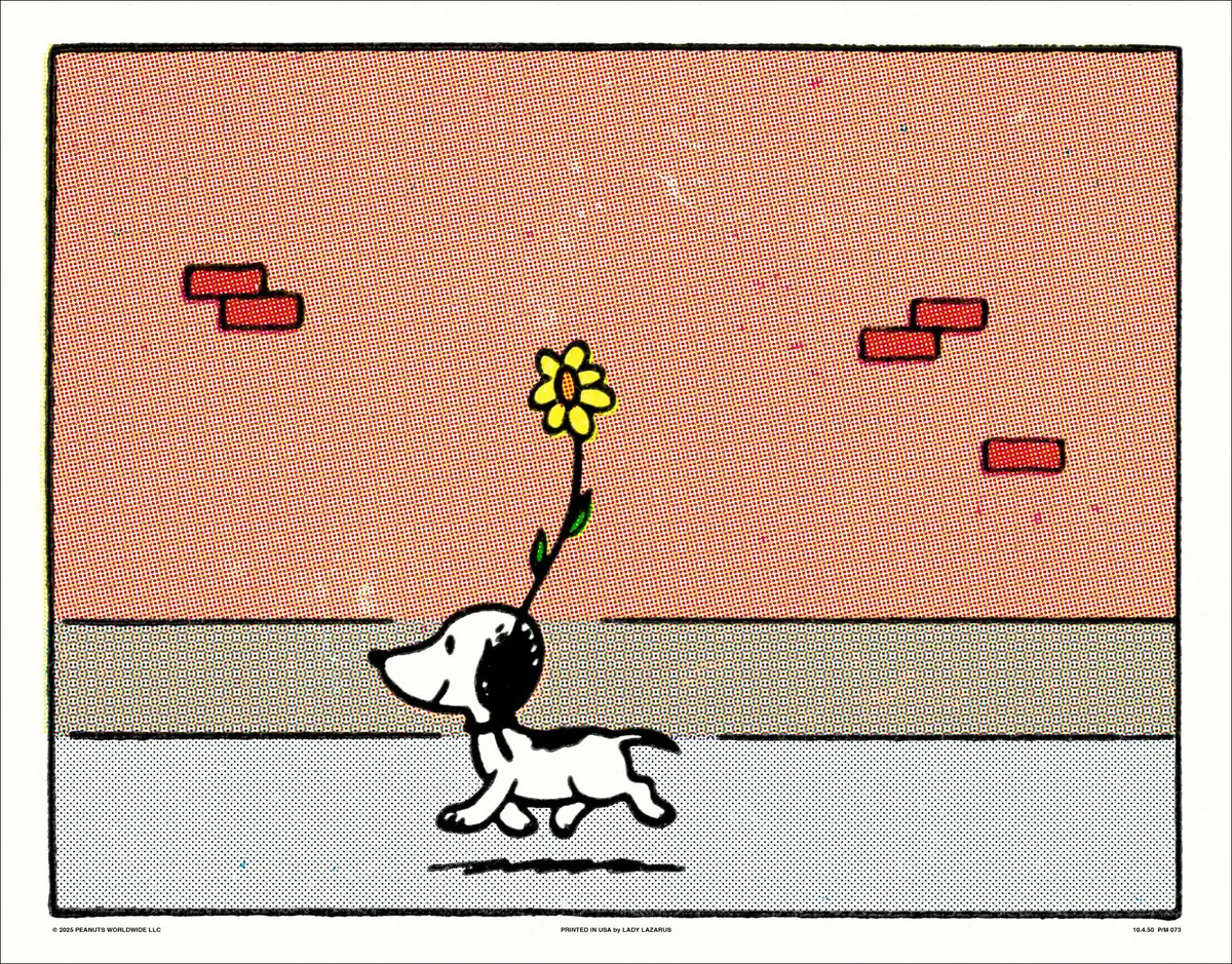 Peanuts First Appearance Of Snoopy Poster 1