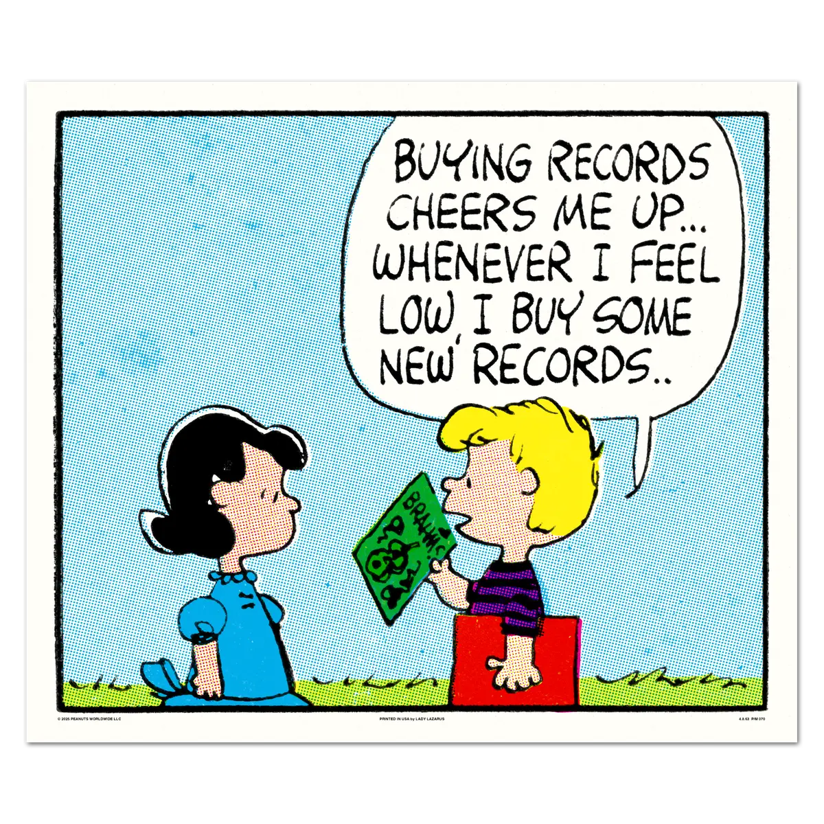 Peanuts New Records Poster 1