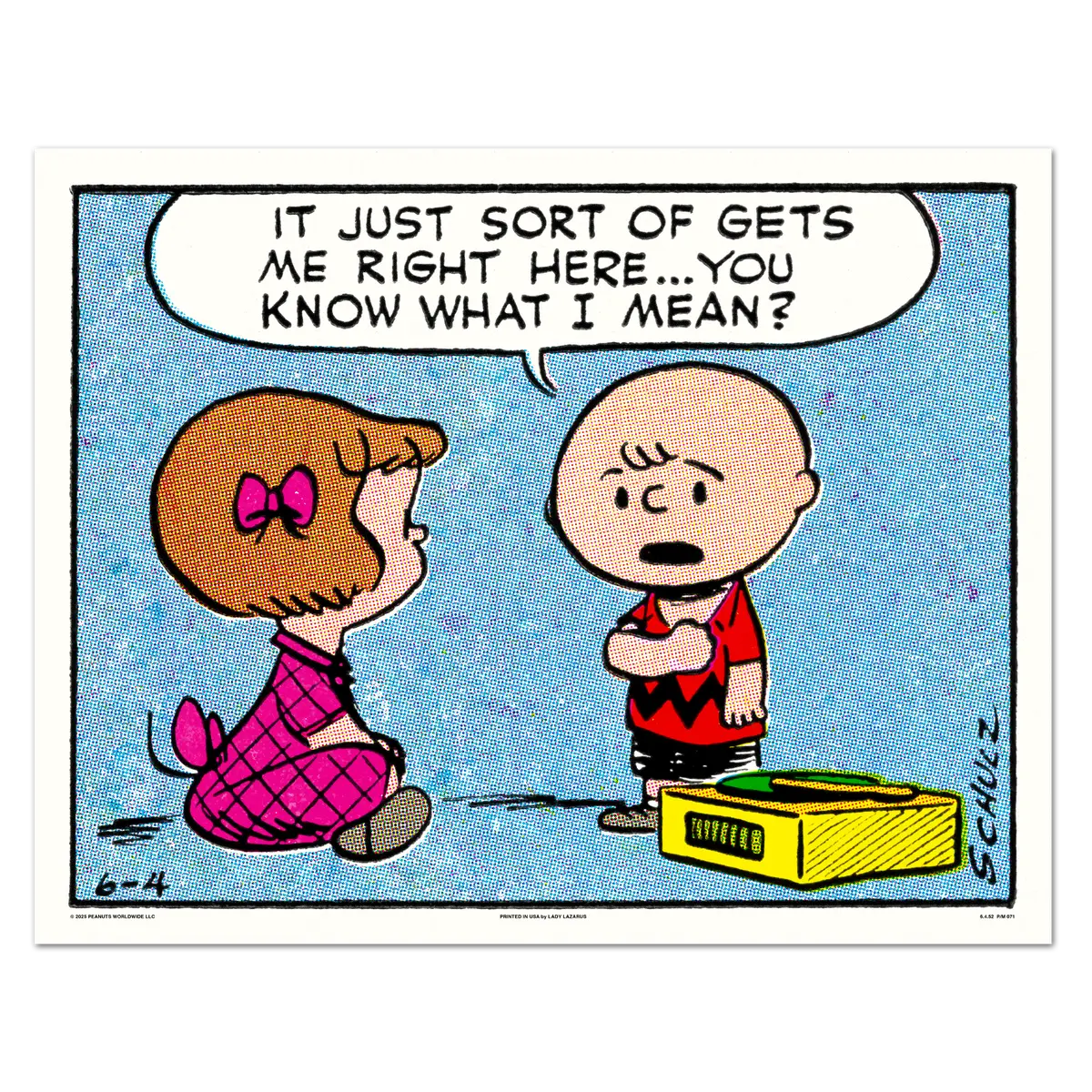 Peanuts Right Here Poster 1
