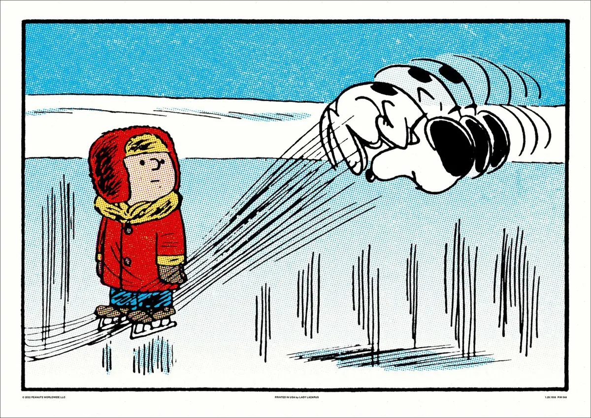 Peanuts Snoopy Flip Poster 1