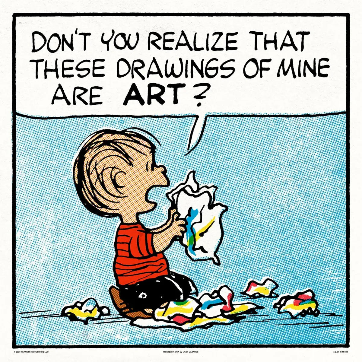 Peanuts - Art Screenprinted Poster 1