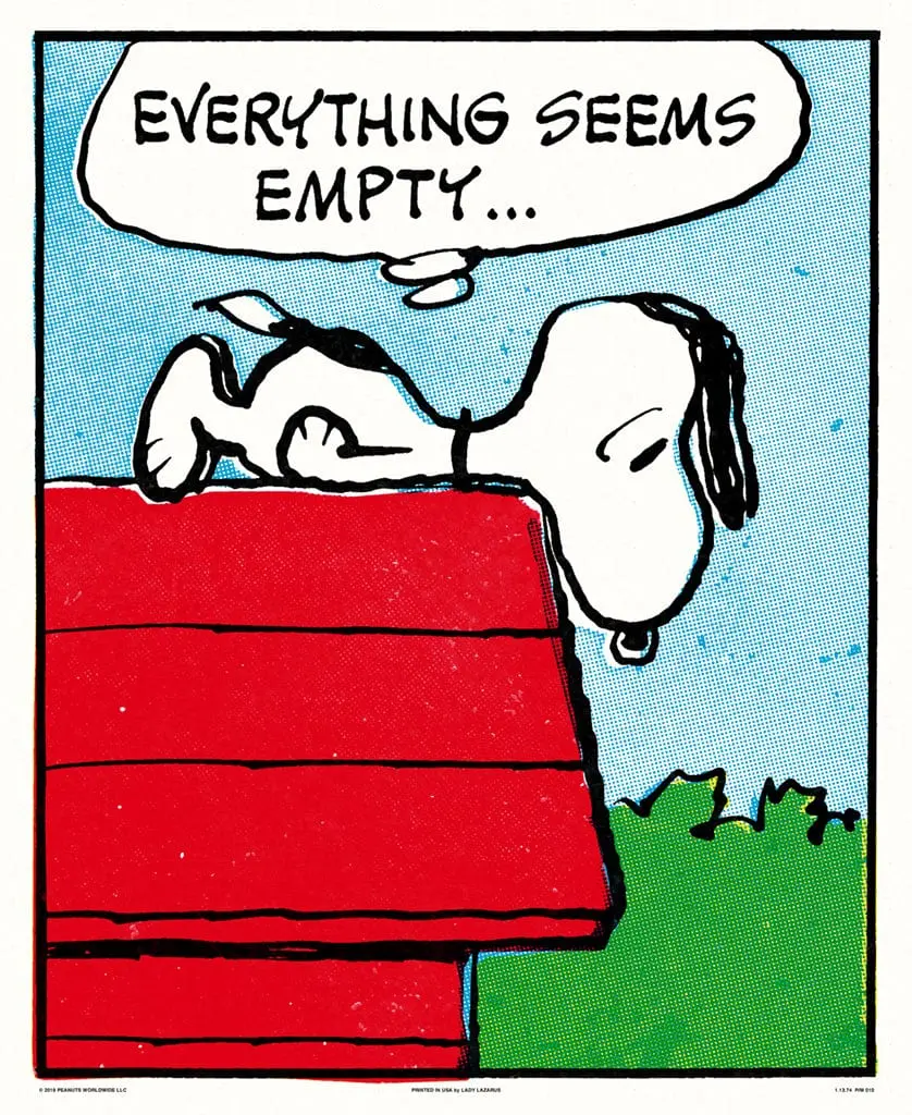 Peanuts Empty Poster 1