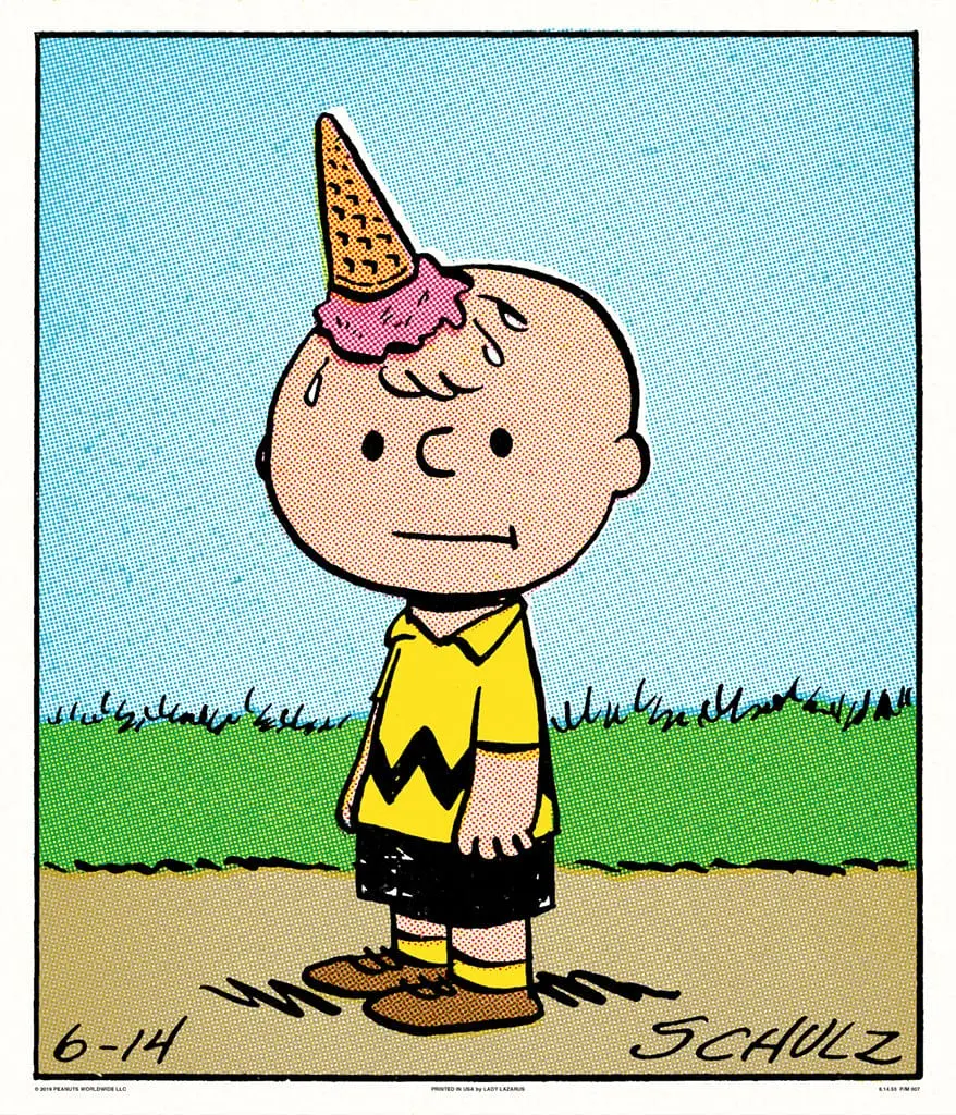 Peanuts Ice Cream Poster 1