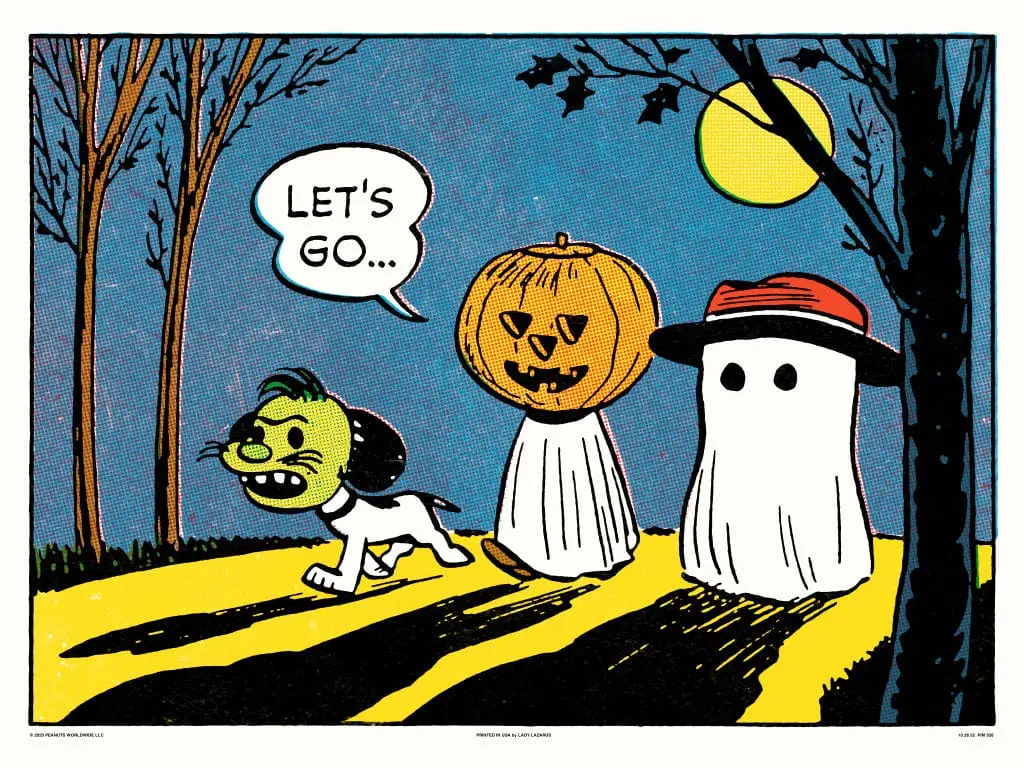 Peanuts Let's Go Poster 1