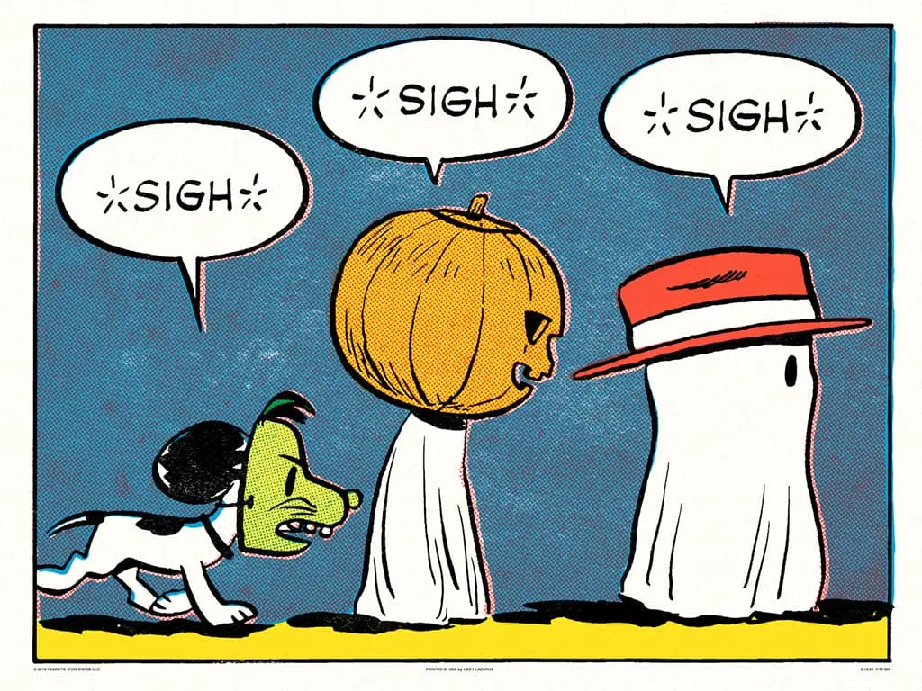 Peanuts Masks Poster 1