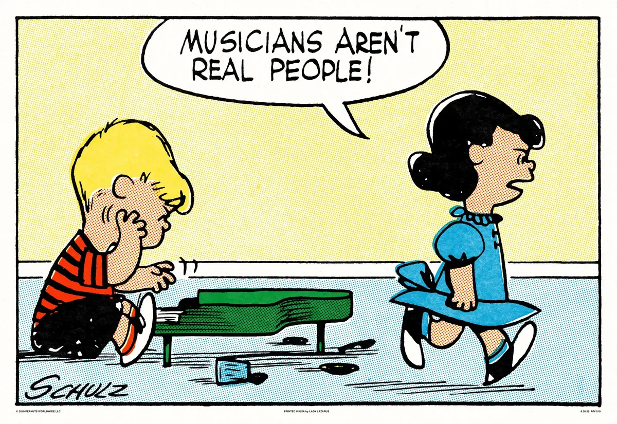 Peanuts Musicians Poster 1