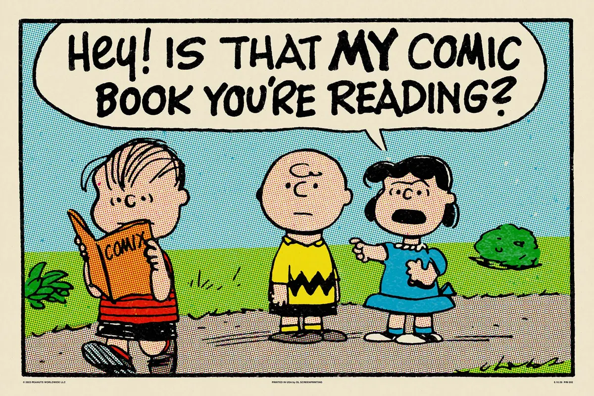 Peanuts My Comic Book Poster 1