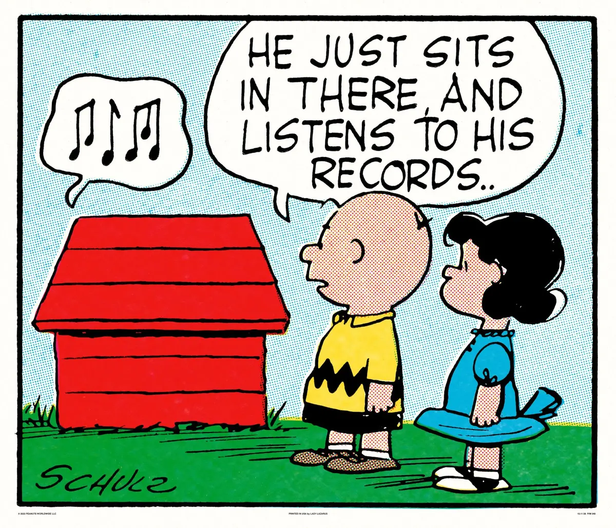 Peanuts Records Poster 1