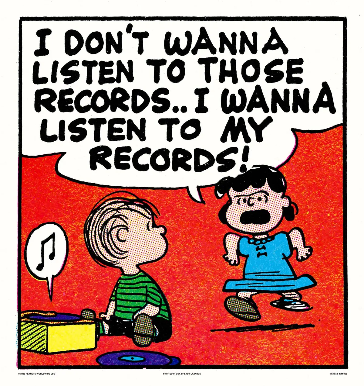 Peanuts Those Records Poster 1