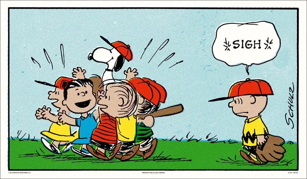Peanuts Sigh Poster 1