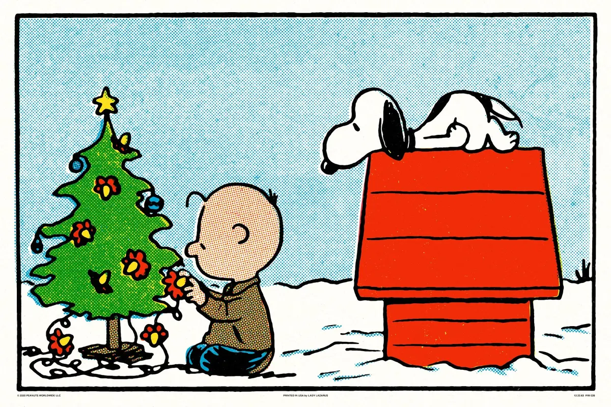 Peanuts Tree Poster 1
