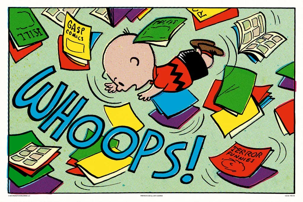 Peanuts Whoops Poster 1