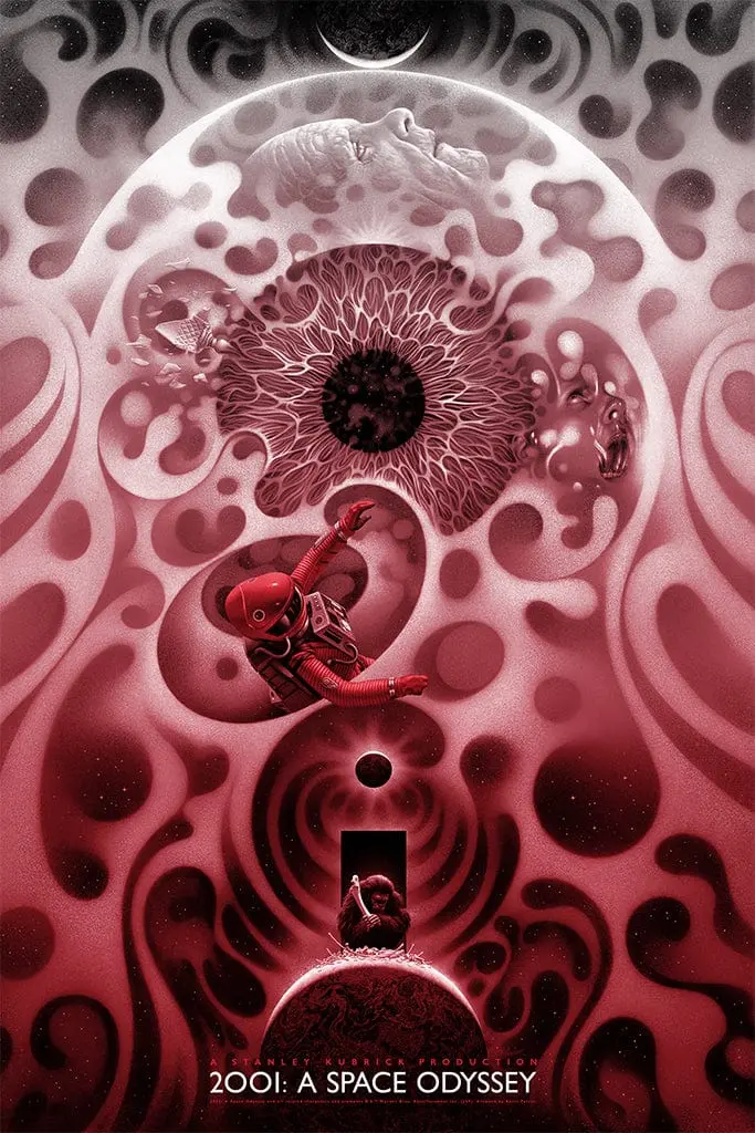 2001: A Space Odyssey (Variant) Poster 1