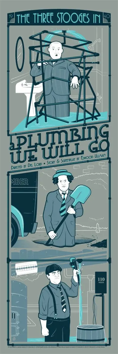 The Three Stooges: A Plumbing We Will Go 1