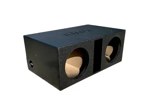 King Boxes Ak-10Dvxl Spray-Lined Dual Vented 10" Xl Subwoofer Box 1