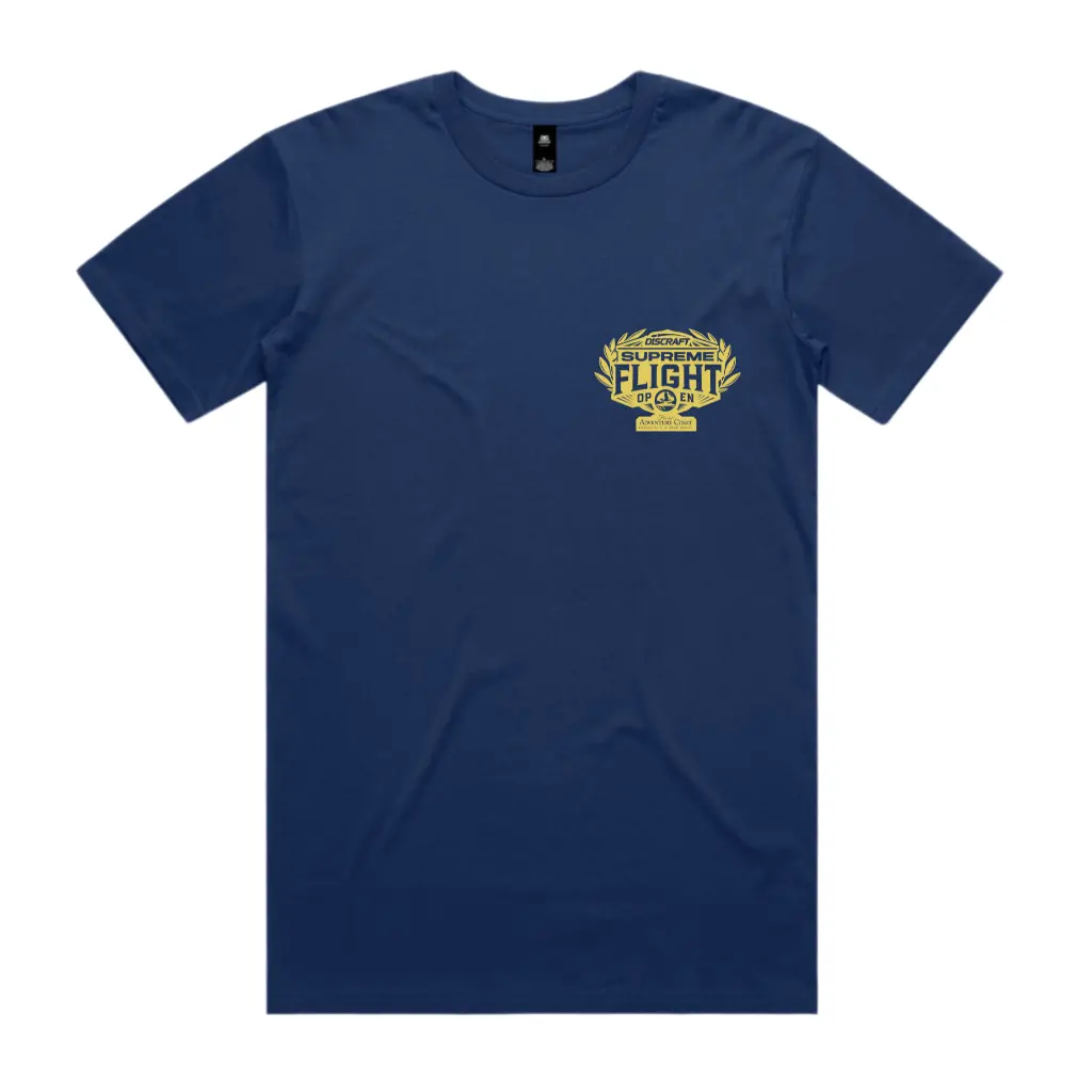 2025 Supreme Flight Open - 100% Cotton T-Shirt - Blue 1