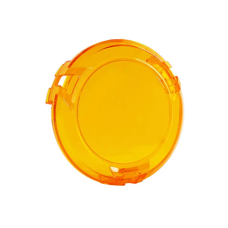 Protective Cover For D03/D07/D09 Series Motorcycle Lights-Yellow/Black(Set/2Pc) 1