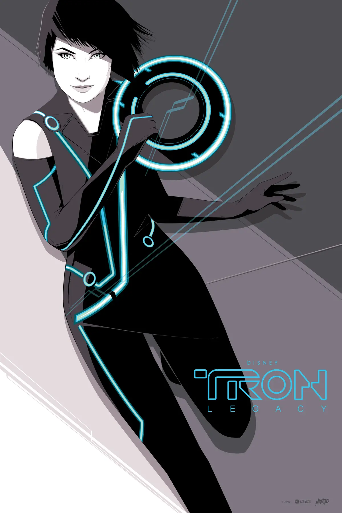 Mondo X Cyclops Print Works Print #25: Tron: Legacy 1