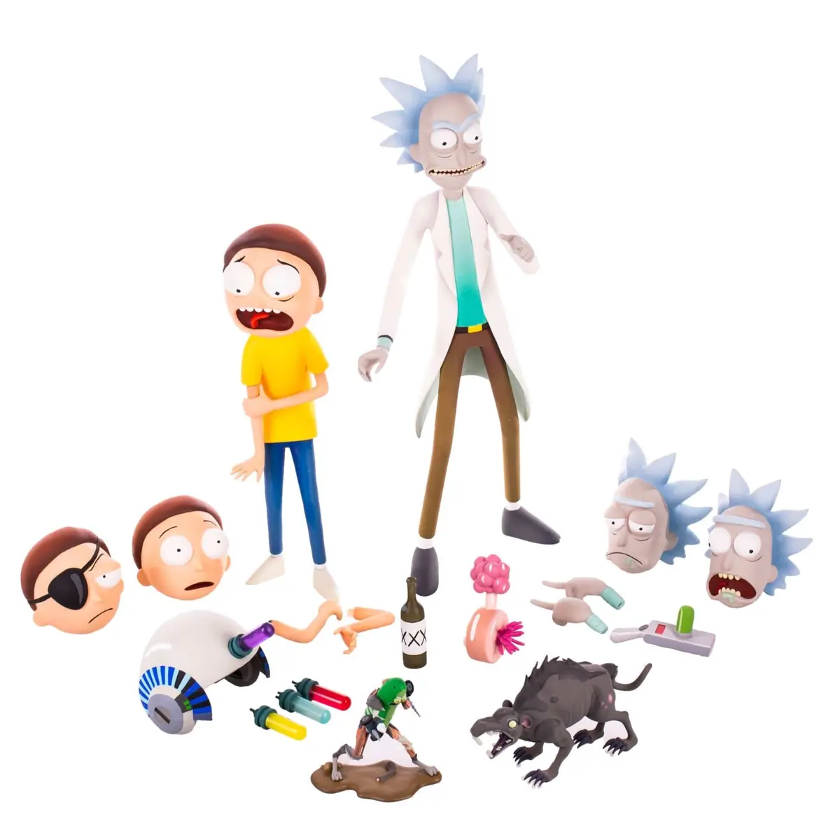 Rick & Morty Exclusive Deluxe Figure Set 1