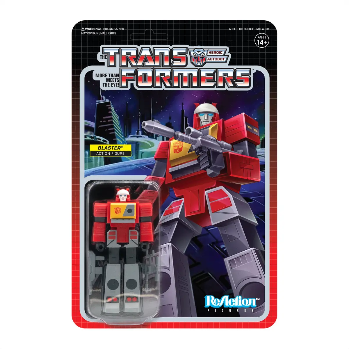 Transformers Reaction Blaster Figure By Super7 2