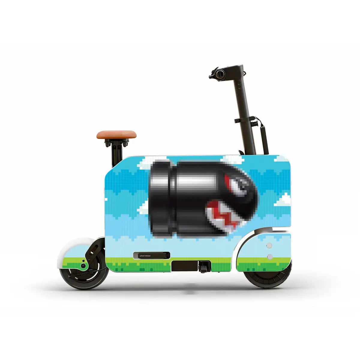 Honda Motocompacto Skin | Graphic Overlay | 8-Bit Bullet Bill 1