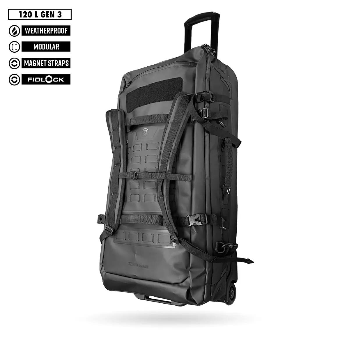 Fndn® 120L Modular Weatherproof Rolling Gearbag - Xl (Gen 3) 1