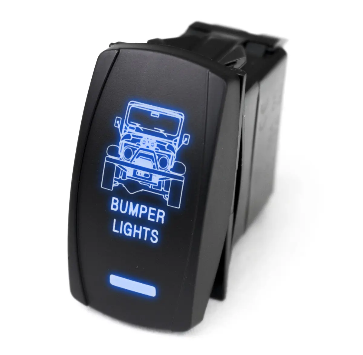 Led Rocker Switch W/ Blue Or White Led Radiance (Bumper Lights) 1