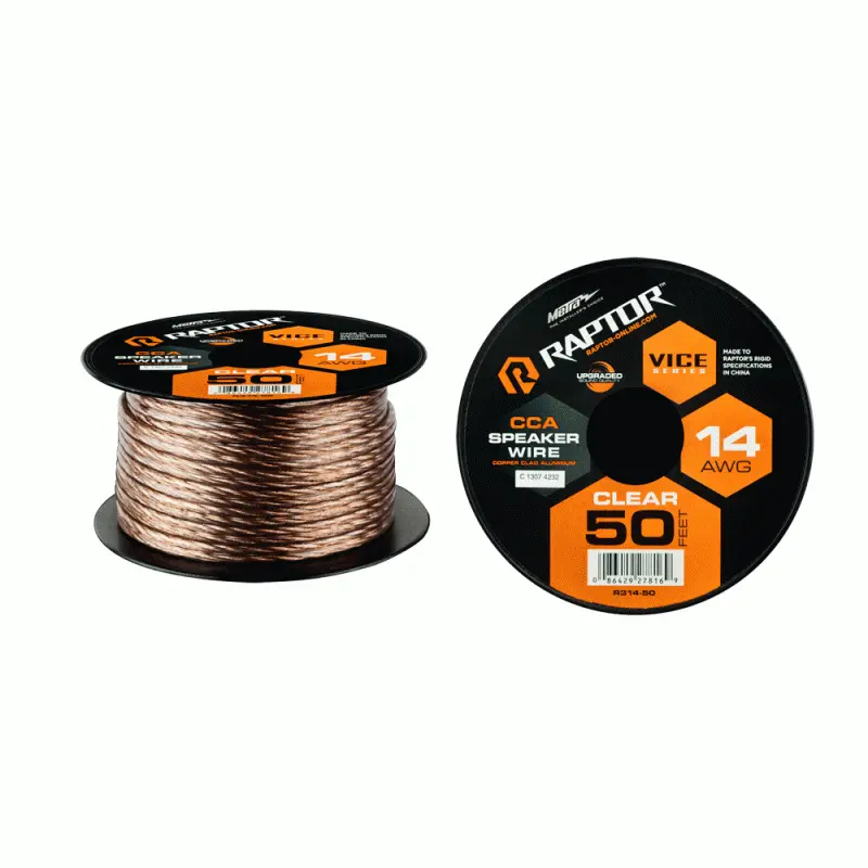 Raptor Rsw14-50 14 Gauge Speaker Wire 50 Ft 1