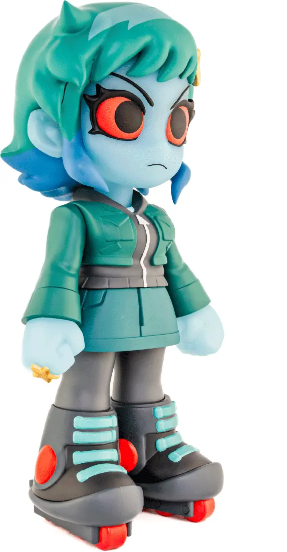 Scott Pilgrim Takes Off - Ramona Flowers Super Vinyl Figure - Nega Variant 2