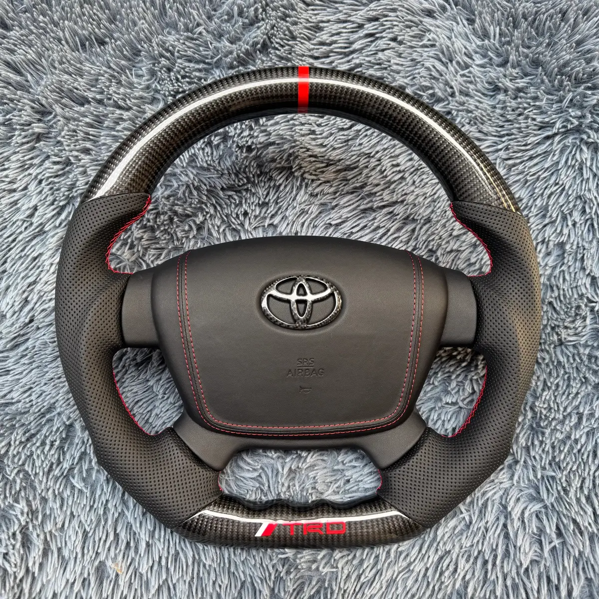 Real Carbon Fiber Steering Wheel For Toyota 2007-2013 Tundra Sequoia |Ttd Craft 1