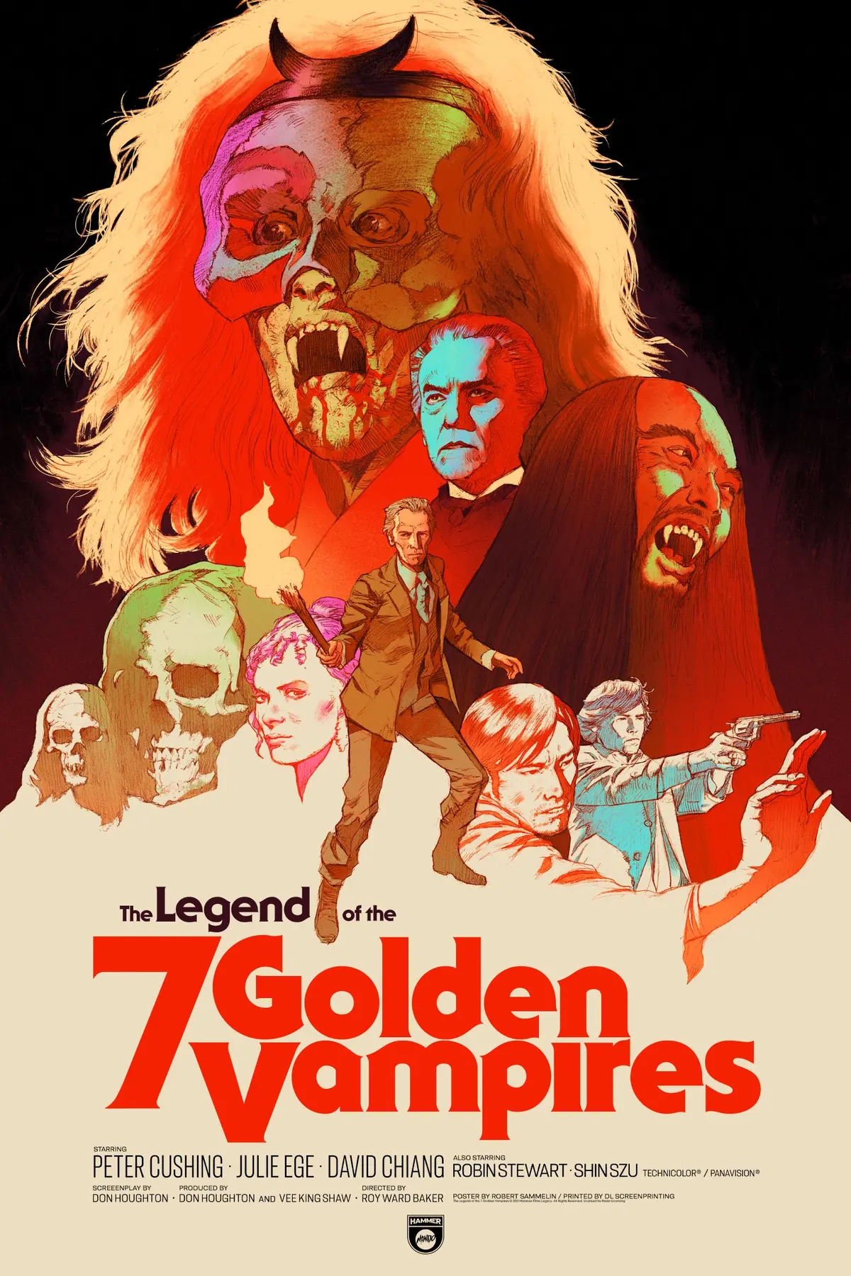 The Legend Of 7 Golden Vampires Poster 1