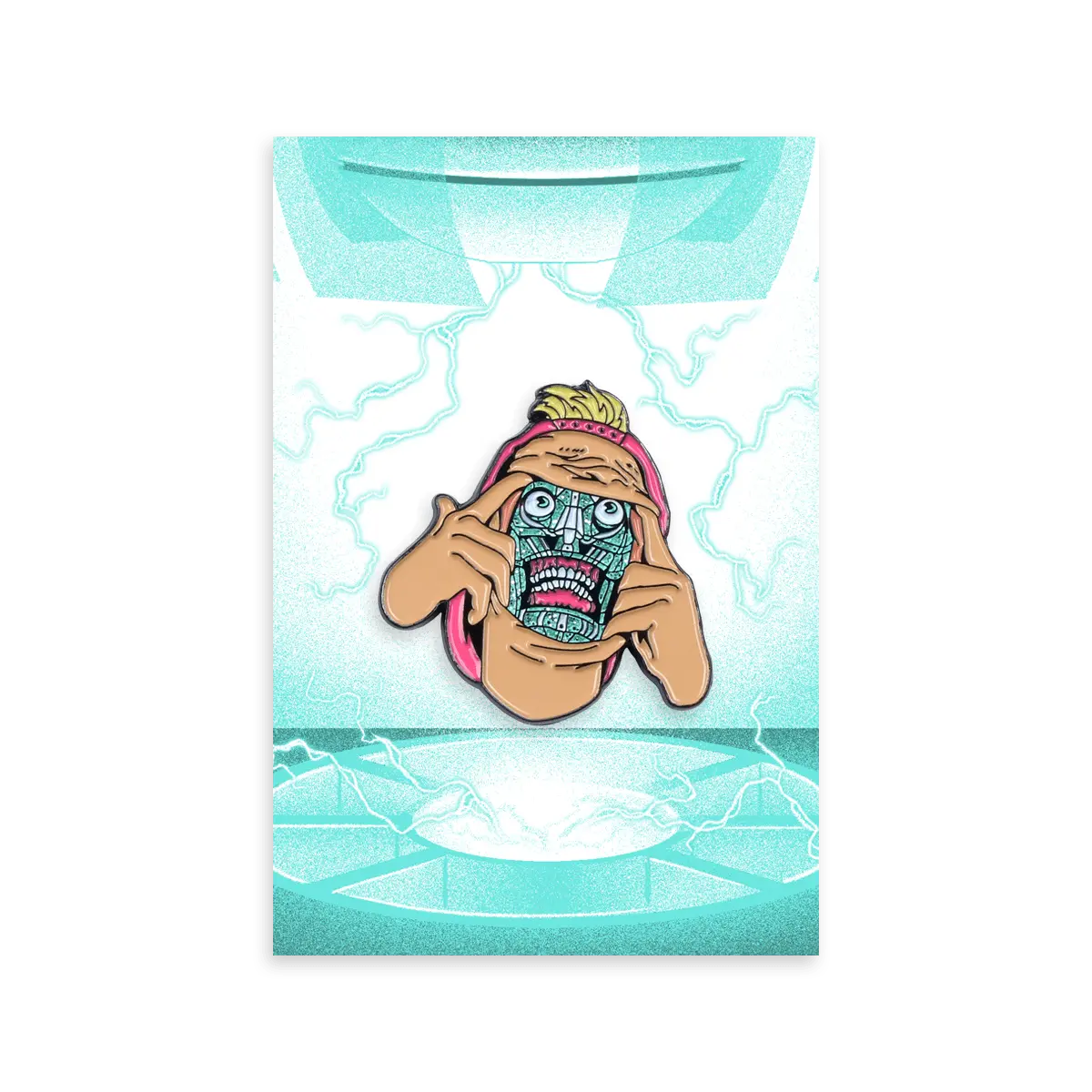 Robot Bill Enamel Pin 1
