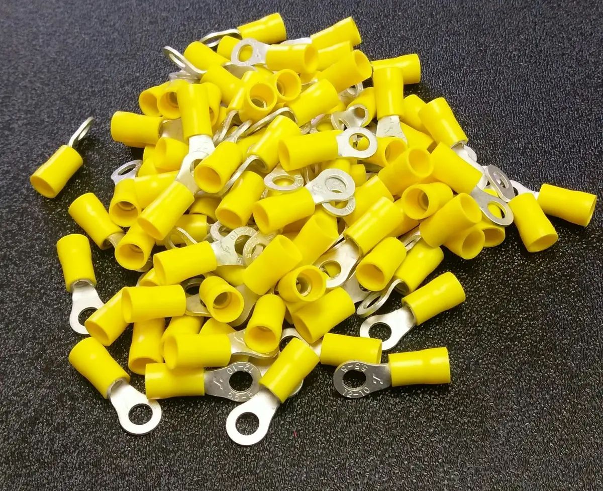 Xscorpion Rtt10y #10 12/10 Gauge Crimpable Ring Terminals 1