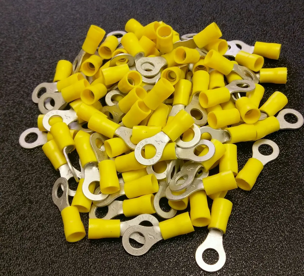 Metra Yvrt14 1/4" 12/10 Gauge Crimpable Ring Terminals 1