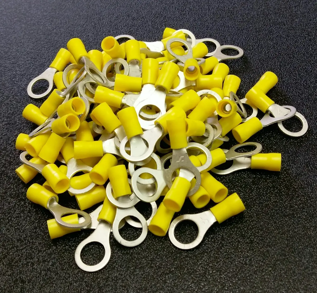 Xscorpion Rtt38y 3/8" 12/10 Gauge Crimpable Ring Terminals 1